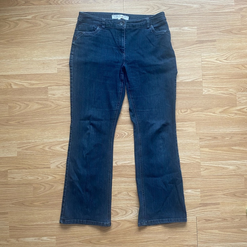 32 X 30 Contrast Dark Denim Jeans